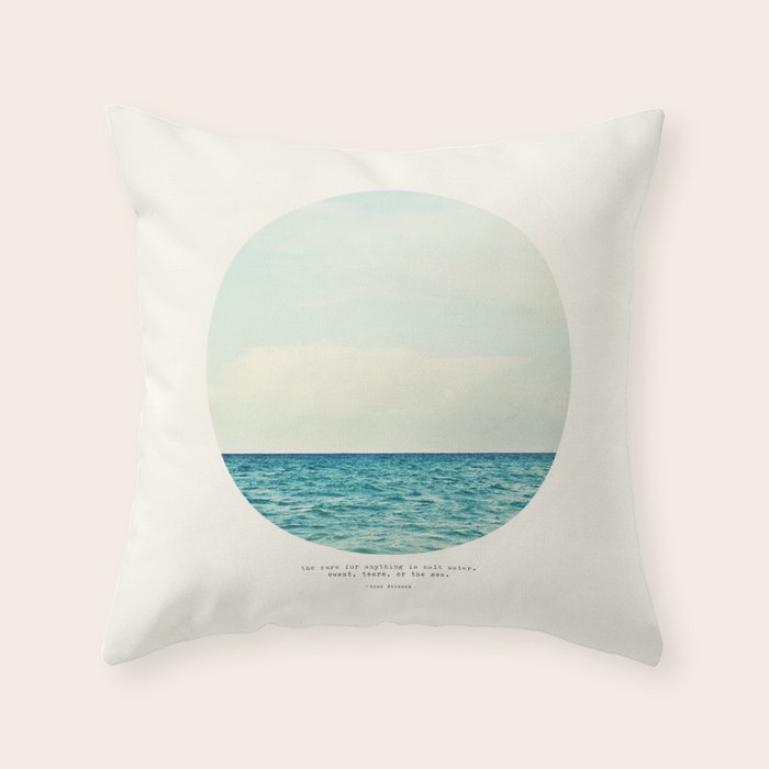 Salt Water Cure Throw Pillow Gallery Image 6