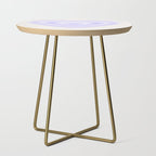 Retro psychedelic love heart blur gradient art Side Table Gallery Image 1