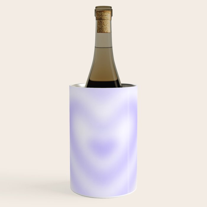 Retro psychedelic love heart blur gradient art Wine Chiller Gallery Image 1
