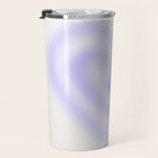 Retro psychedelic love heart blur gradient art Travel Mug Gallery Image 3