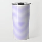 Retro psychedelic love heart blur gradient art Travel Mug Gallery Image 1