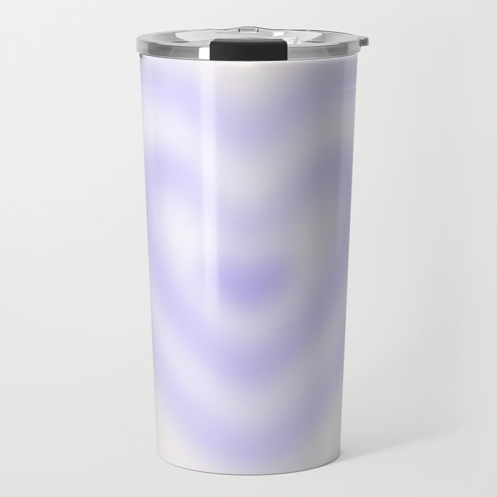 Retro psychedelic love heart blur gradient art Travel Mug Gallery Image 1