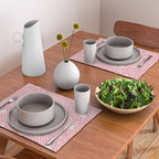 Checkered Pink Matrix Placemat Gallery Image 2