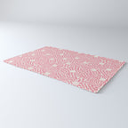 Checkered Pink Matrix Rug Gallery Image 3