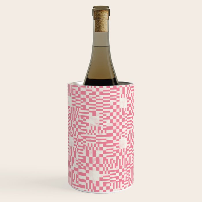 Checkered Pink Matrix Wine Chiller Gallery Image 3