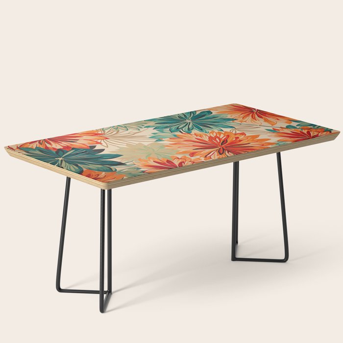 Floral Summer in Vibrant Blooms Coffee Table Gallery Image 1