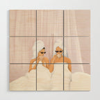 Morning with a friend Wood Wall Art Gallery Image 1