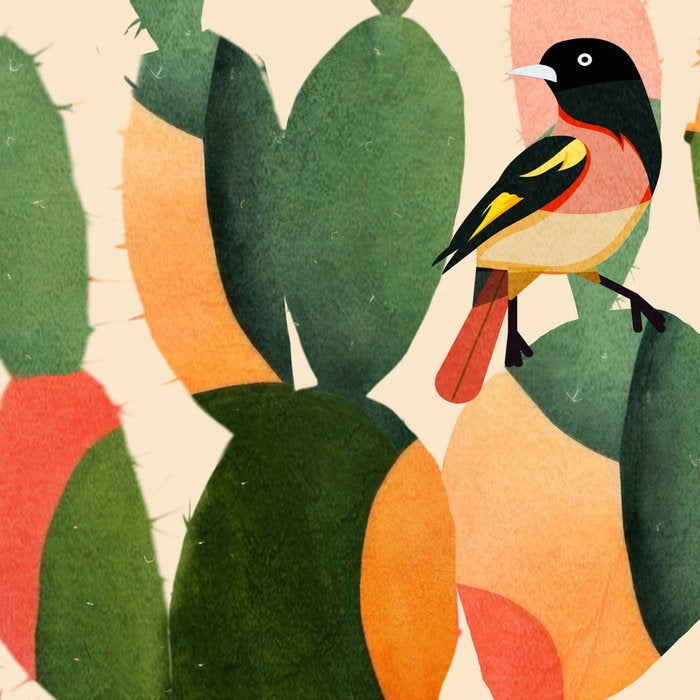 Cactus & Birds 1 Coffee Mug Gallery Image 2