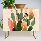 Cactus & Birds 1 Credenza Gallery Image 1