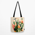 Cactus & Birds 1 Tote Bag Gallery Image 2