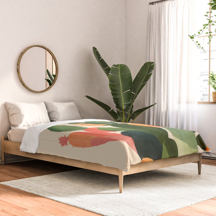Cactus & Birds 1 Comforter Gallery Image 2