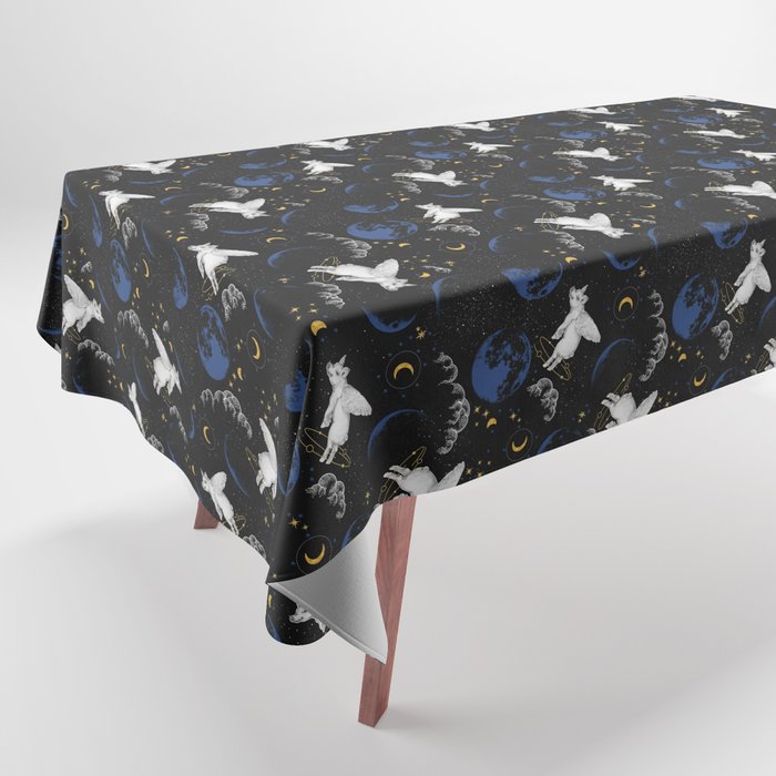 Celestial Pigs of the Night Sky A Tablecloth Gallery Image 1