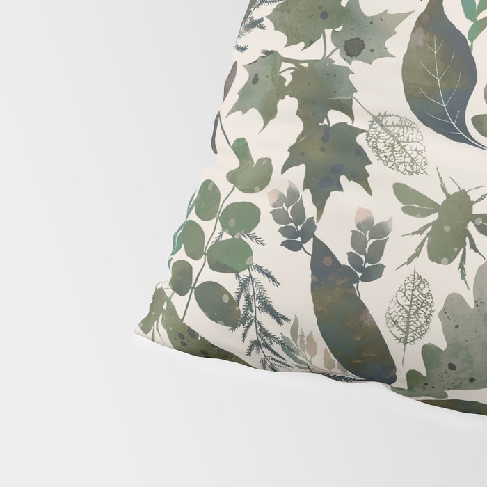Greenish forest Pillow Sham Gallery Image 4