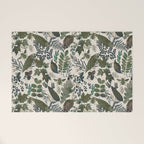 Greenish forest Welcome Mat Gallery Image 1