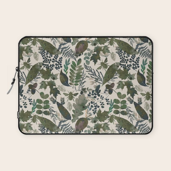 Greenish forest Laptop Sleeve Gallery Image 1