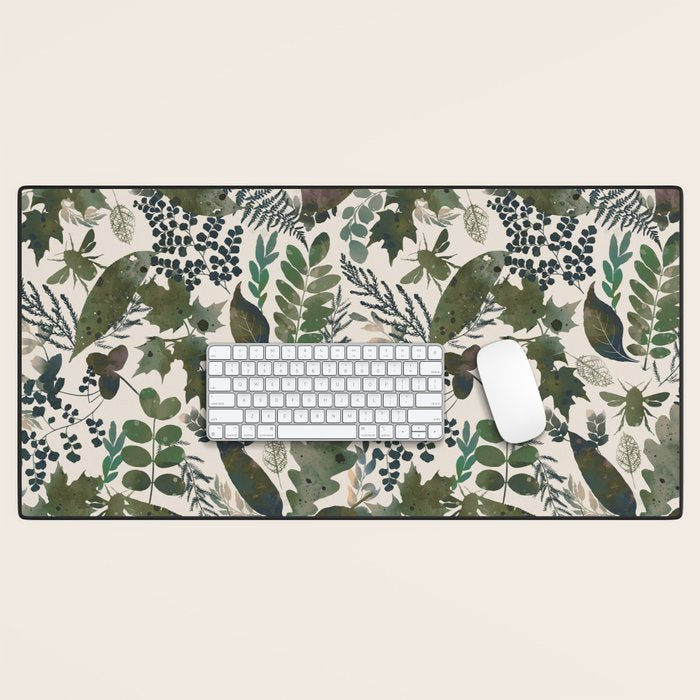 Greenish forest Desk Mat Gallery Image 1