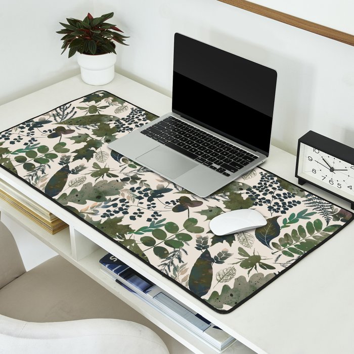 Greenish forest Desk Mat Gallery Image 2