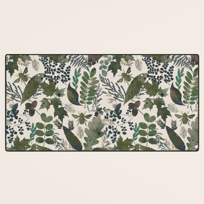 Greenish forest Desk Mat Gallery Image 3