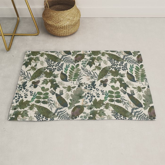 Greenish forest Rug Gallery Image 1