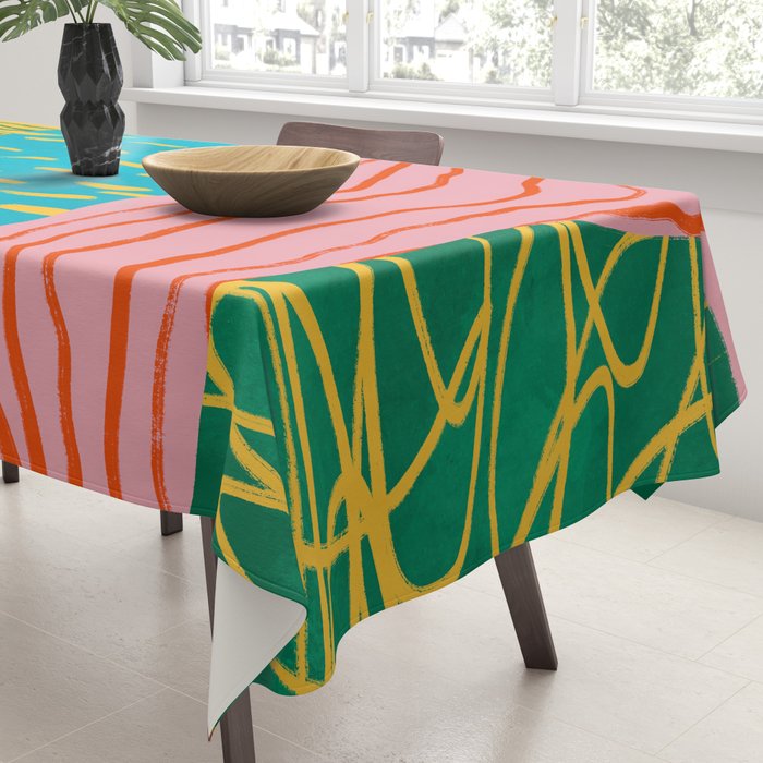 Pop Pattern Collage | PATTERN 10: The Retro Edition Tablecloth Gallery Image 3