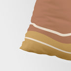Abstract Organic Shapes in Zen Desert Color  Pillow Sham Gallery Image 4