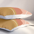 Abstract Organic Shapes in Zen Desert Color  Pillow Sham Gallery Image 3