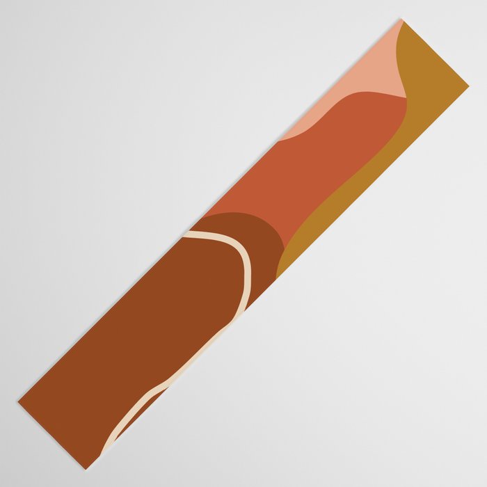 Abstract Organic Shapes in Zen Desert Color  Table Runner Gallery Image 3