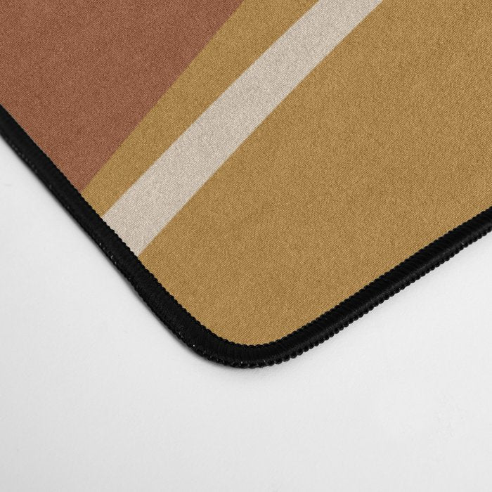 Abstract Organic Shapes in Zen Desert Color  Desk Mat Gallery Image 4