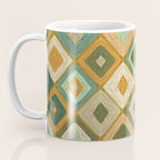 Hand-drawn Quilt #6 Coffee Mug Gallery Image 3