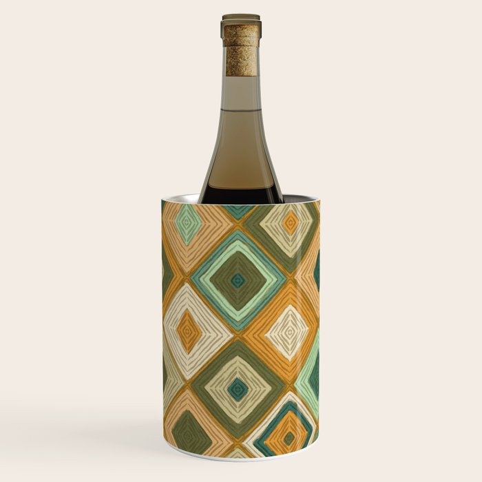 Hand-drawn Quilt #6 Wine Chiller Gallery Image 1