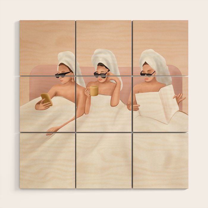 Good Friendly Morning Wood Wall Art Gallery Image 1