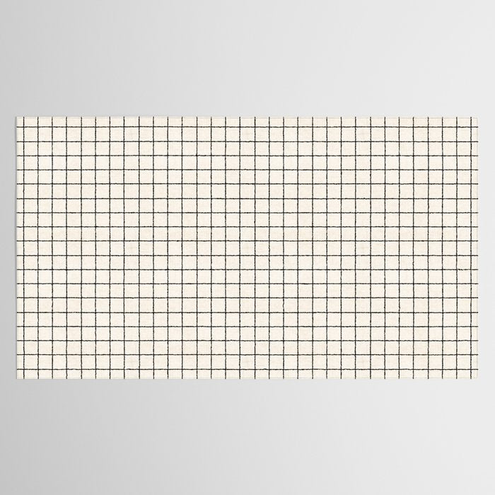 LINEN GRID Tablecloth Gallery Image 2