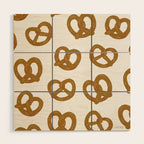 Pretzel Pattern - White Wood Wall Art Gallery Image 1