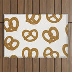 Pretzel Pattern - White Outdoor Rug Gallery Image 1