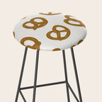 Pretzel Pattern - White Stool Gallery Image 2