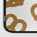 Pretzel Pattern - White Laptop Sleeve Gallery Image 3