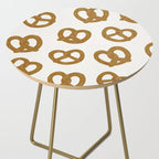 Pretzel Pattern - White Side Table Gallery Image 2