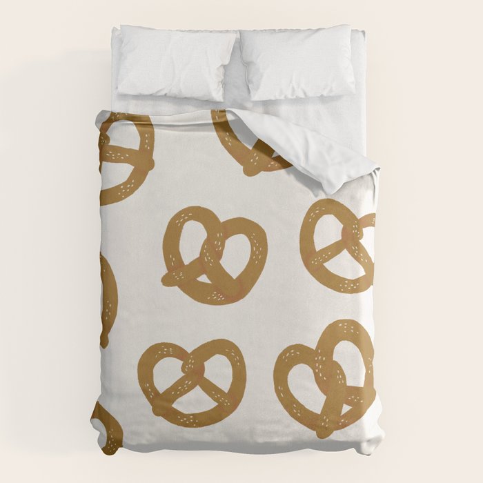 Pretzel Pattern - White Duvet Cover Gallery Image 6