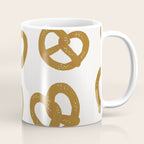Pretzel Pattern - White Coffee Mug Gallery Image 1