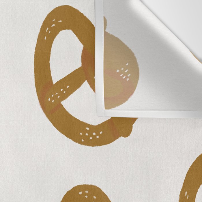 Pretzel Pattern - White Wall Tapestry Gallery Image 3