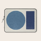 Geometric Balance - Blue Navy Laptop Sleeve Gallery Image 1
