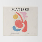 Abstract Shapes: Matisse Paper Cutouts III Throw Blanket Gallery Image 2