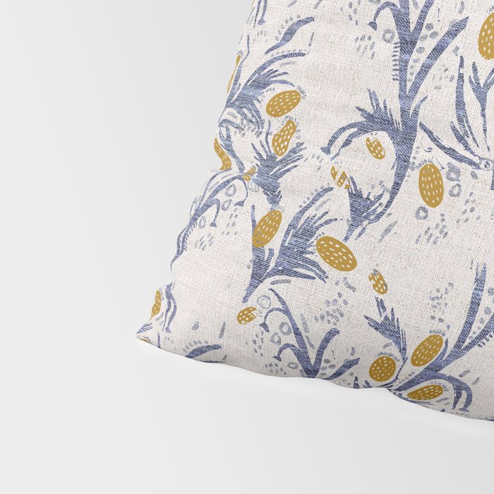 FRENCH LINEN THISTLE Pillow Sham Gallery Image 4