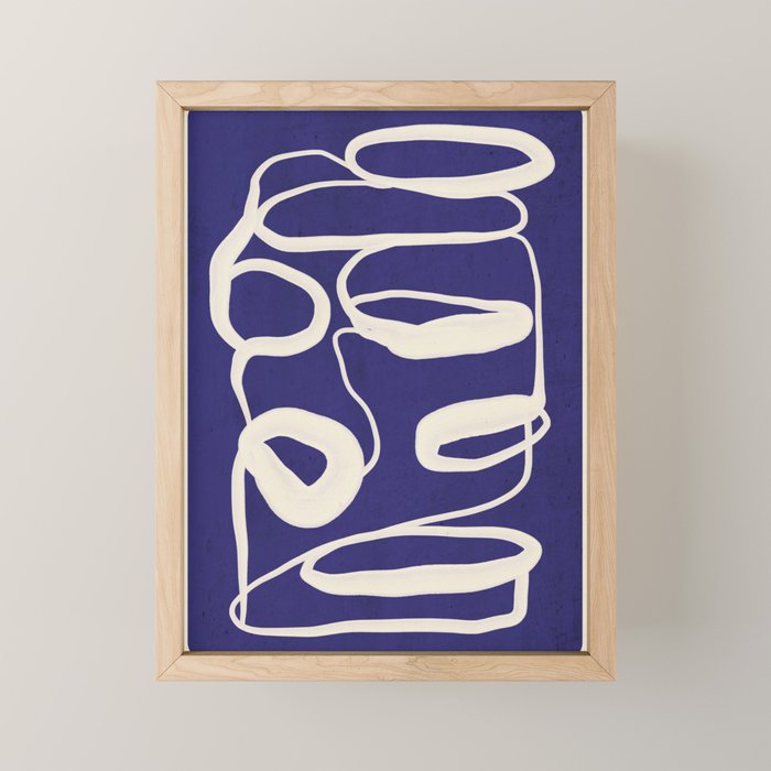 Abstract line art 100 Mini Art Print Gallery Image 1