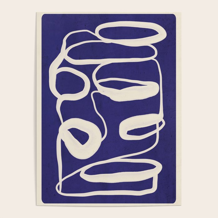 Abstract line art 100 Poster Gallery Image 1