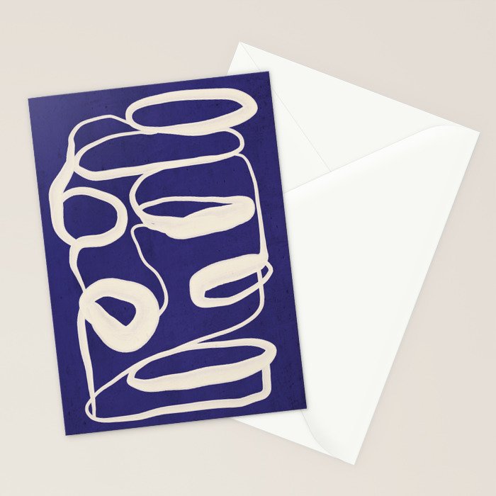 Abstract line art 100 Stationery Card Gallery Image 2