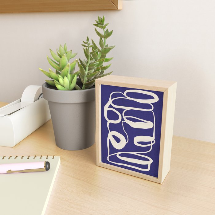 Abstract line art 100 Mini Art Print Gallery Image 2