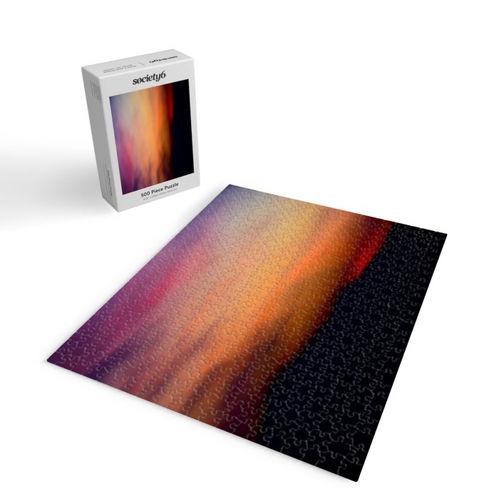 Afterglow II - abstract sunset nature Maine photography Jigsaw Puzzle Gallery Image 2