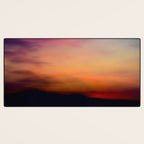 Afterglow II - abstract sunset nature Maine photography Desk Mat Gallery Image 3