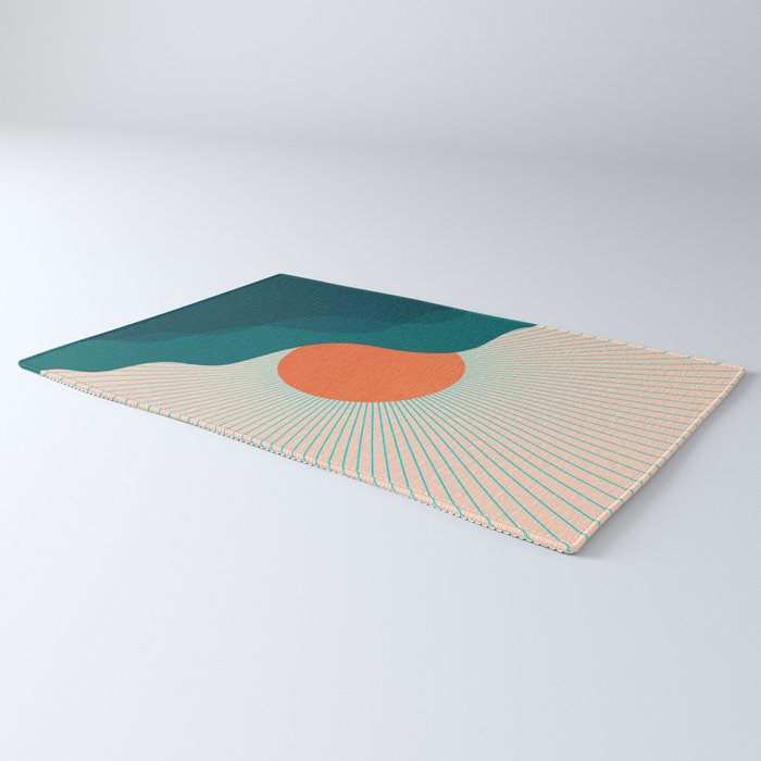 Abstraction_NEW_SUNLIGHT_MOUNTAINS_SHINE_POP_ART_M1209A Rug Gallery Image 3